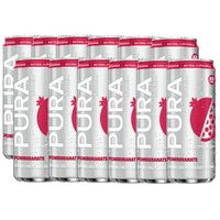 Pura Sparkling Soda - Pomegrante x 12